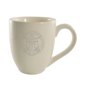 USC Trojans Cream Seal Engraved Bistro Mug